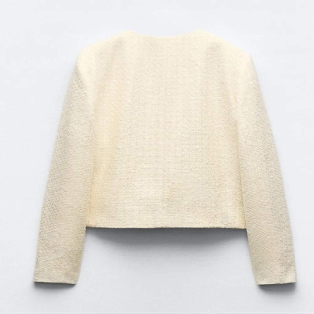 ZARA Textured Tweed Blazer Size XL